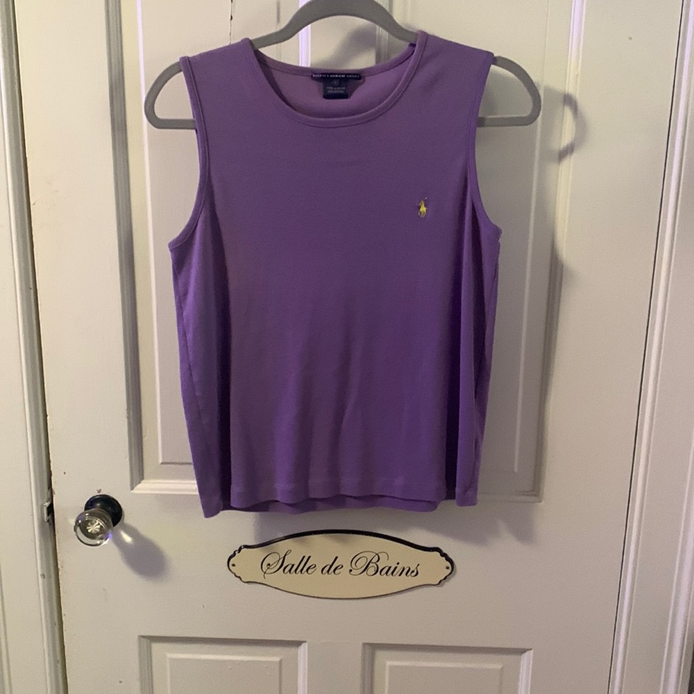 Ralph Lauren sleeveless top lavender